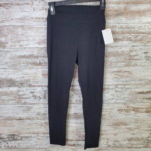 Shimera Black High Rise Waist Everyday Leggings Yoga Pant Cotton Ankle Size XS